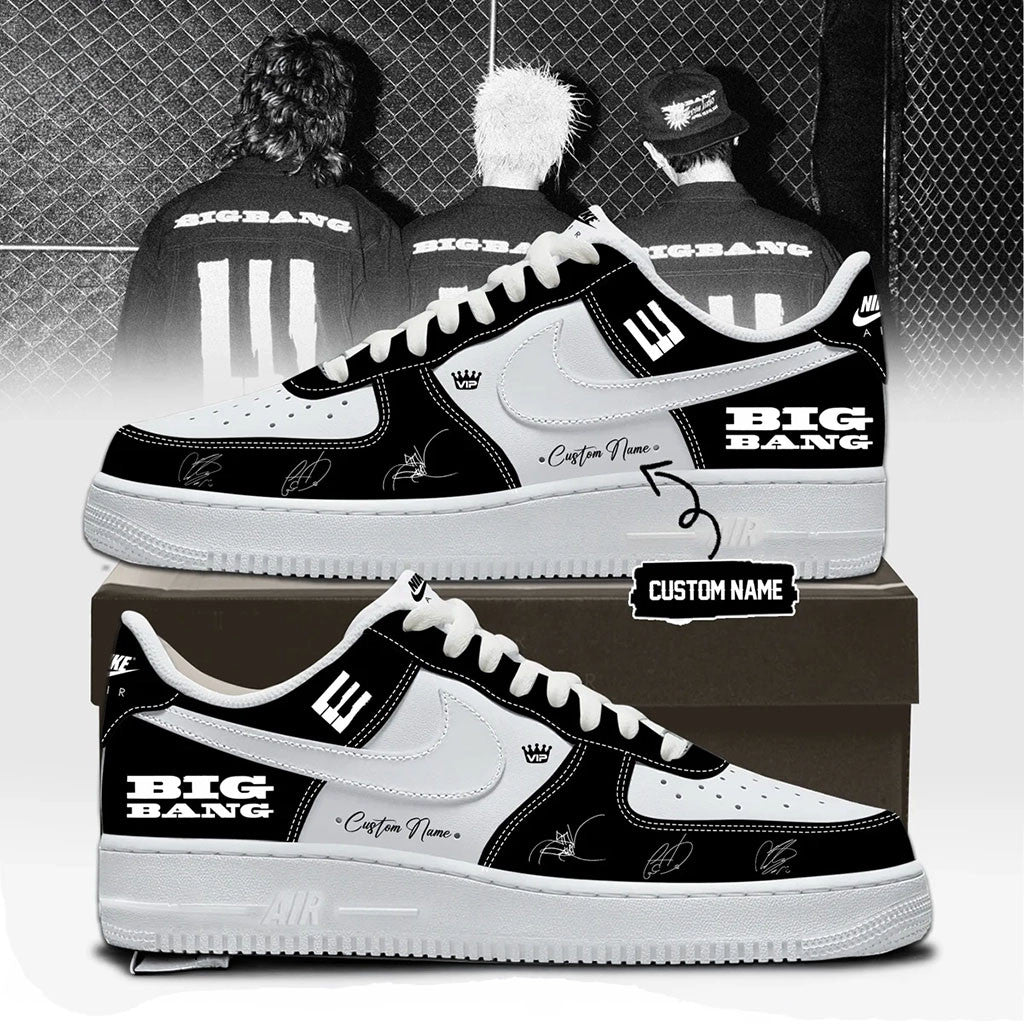 Personalized BIGBANG Merch BIGBANG World Tour Low Top Sneakers Kpop Music Fan Gift - Merchluma