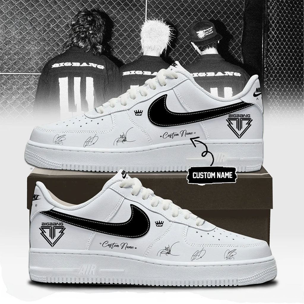 Personalized BIGBANG Merch Kpop Music BIGBANG Low Top Sneakers Concert Fan Gift - Merchluma