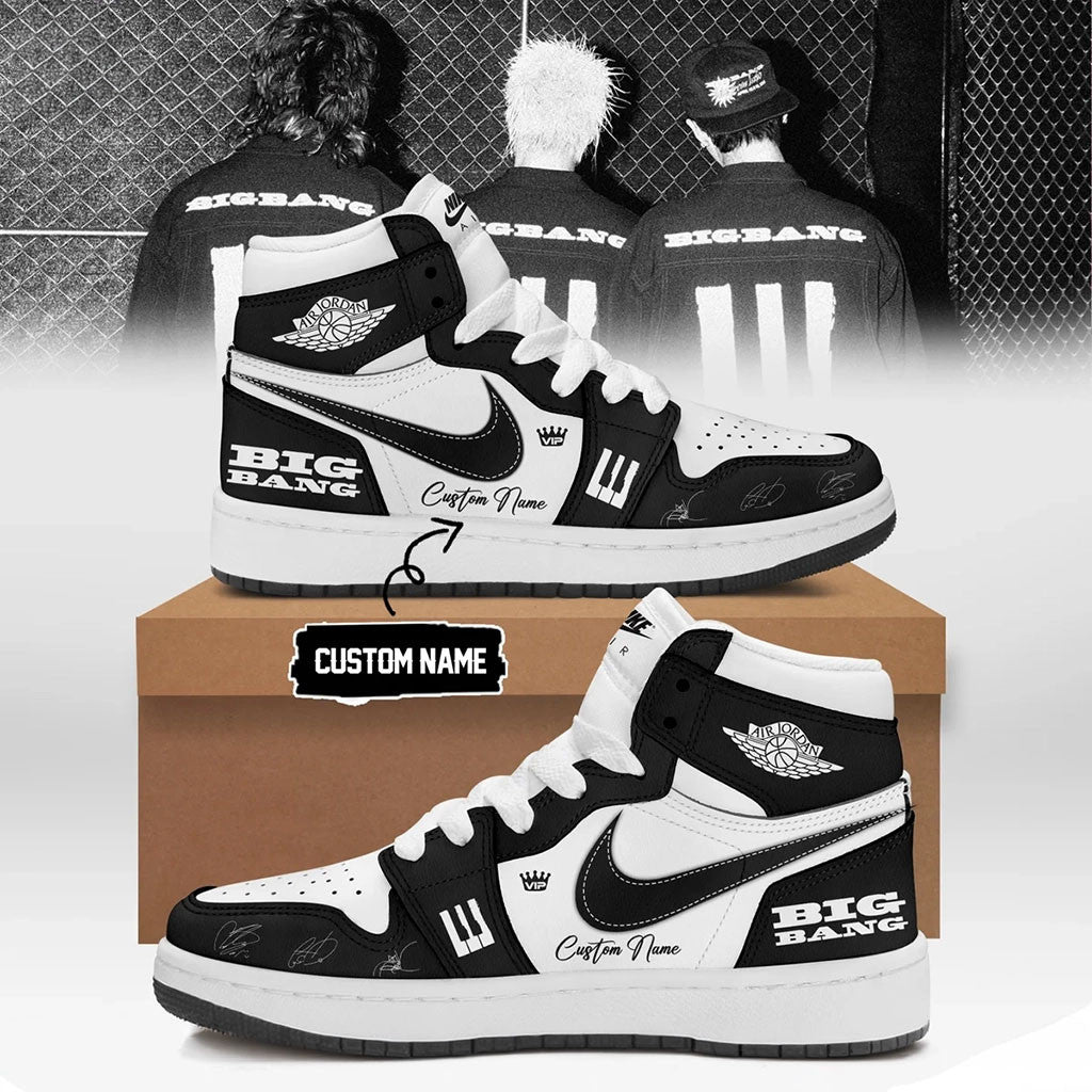Personalized BIGBANG Merch Sneakers Kpop Music High Top Shoes Concert Footwear Gifts For Fan - Merchluma