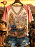 RIP Dolly Parton Merch Forever And Always V-Neck Shirt 1946 2026 Memorial Merch Fan Gifts - Merchluma