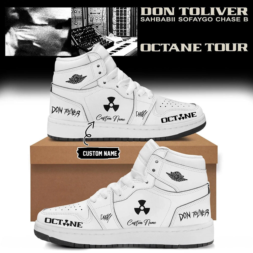 Personalized Don Toliver Octane Tour Sneakers Don Toliver Merch Hip Hop Music Lover Fan Gift - Merchluma