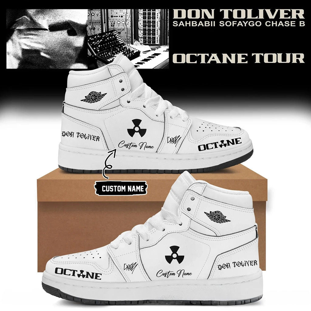 Custom Don Toliver Octane Tour Shoes Don Toliver Merchandise Hip Hop Fan Gifts - Merchluma