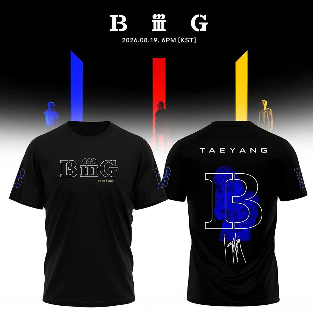 Taeyang BIGBANG 20th Anniversary World Tour 26-27 Shirt BIGBANG Merch Gifts For Kpop Fan - Merchluma
