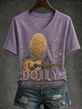 RIP Dolly Parton Merch I Will Always Love You 1946 2026 V-Neck Shirt Dolly Memorial Gifts - Merchluma
