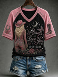 RIP Dolly Parton Merch Always Love You 1946 2026 V-Neck Shirt Country Music Memorial Clothing - Merchluma