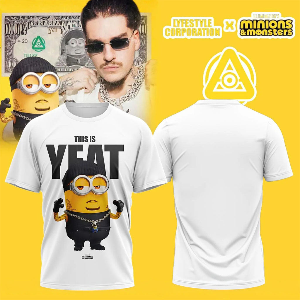 Minions This Is Yeat T-Shirt Luan Oliveira Minions And Monsters Collab Tee Luan Oliveira Merch - Merchluma