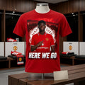 Carlos Baleba Here We Go Manchester United Transfer Shirt Carlos Baleba Merch Football Fan Gift - Merchluma