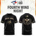 Toronto Blue Jays x Fourth Wing Night T-Shirt Jays Merch Gifts For Baseball Lovers - Merchluma