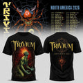 Trivium North America Tour 2026 Shirt Black Trivium Merch Metal Band Apparel Music Lover Gift - Merchluma