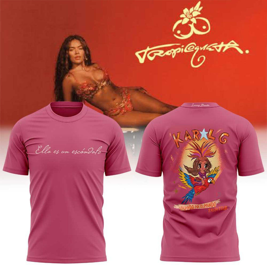 Karol G The Ivonny Bonita Collection T-Shirt Tropicoqueta Tour Merch Karol G Fan Gift - Merchluma