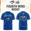 Toronto Blue Jays x Fourth Wing Night T-Shirt Jays Merch Gifts For Baseball Fans - Merchluma