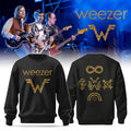 Weezer The Gathering World Tour Sweatshirt Black Weezer Merch Alternative Rock Fan Gift - Merchluma