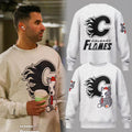 Calgary Flames Harvey The Hound Sweatshirt Calgary Flames Merch Gifts For Hockey Fan - Merchluma
