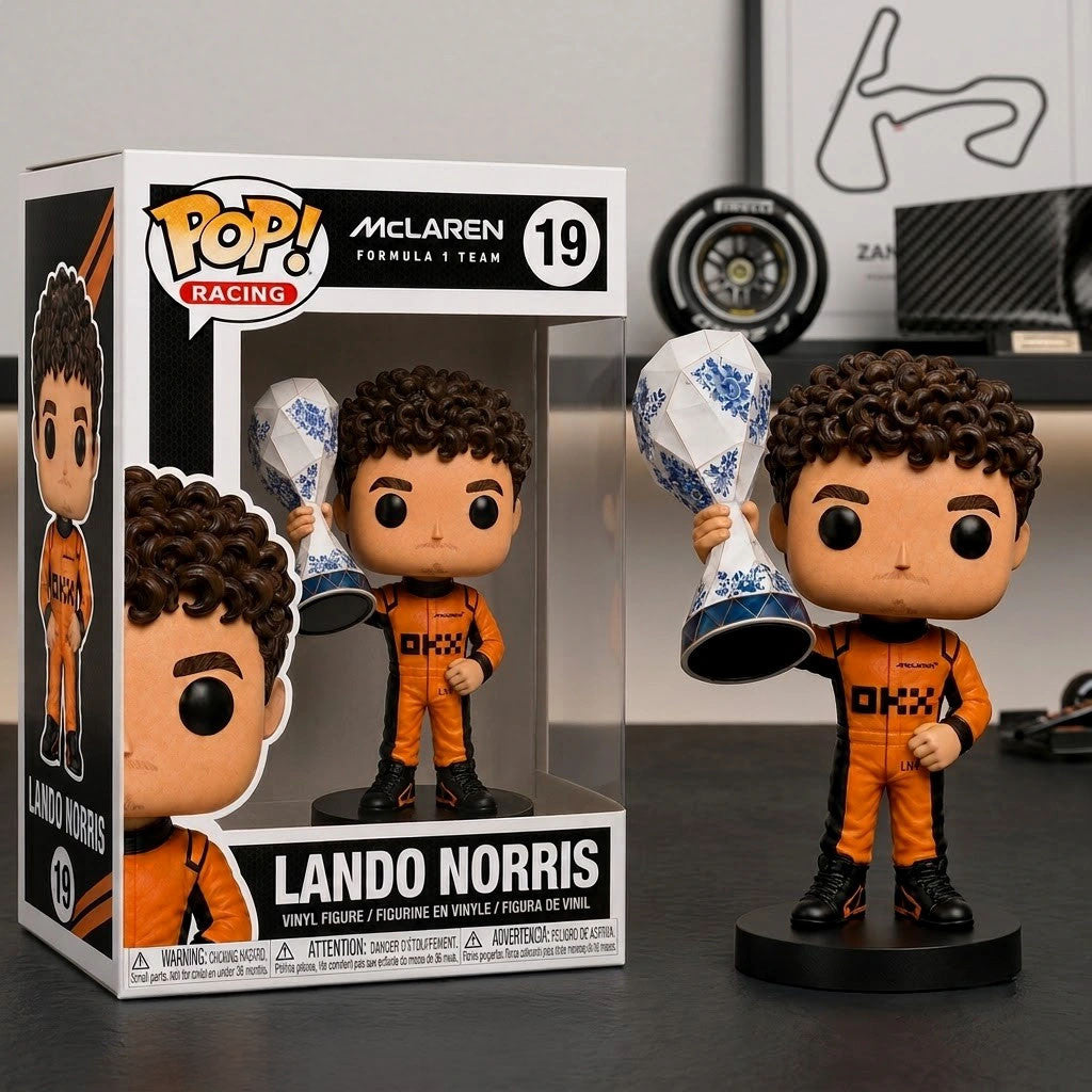 Lando Norris McLaren Dutch Grand Prix 2026 Winner Funko Pop Lando Norris Merch Gifts For Fans - Merchluma