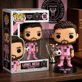 Lionel Messi Inter Miami Pink Home Kit Collector Funko Pop Lionel Messi Merch Display Decor - Merchluma