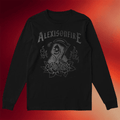 Alexisonfire Merch Black Out Grim Reaper Long Sleeve T-Shirt Alexisonfire Shirt Him Gifts - Merchluma