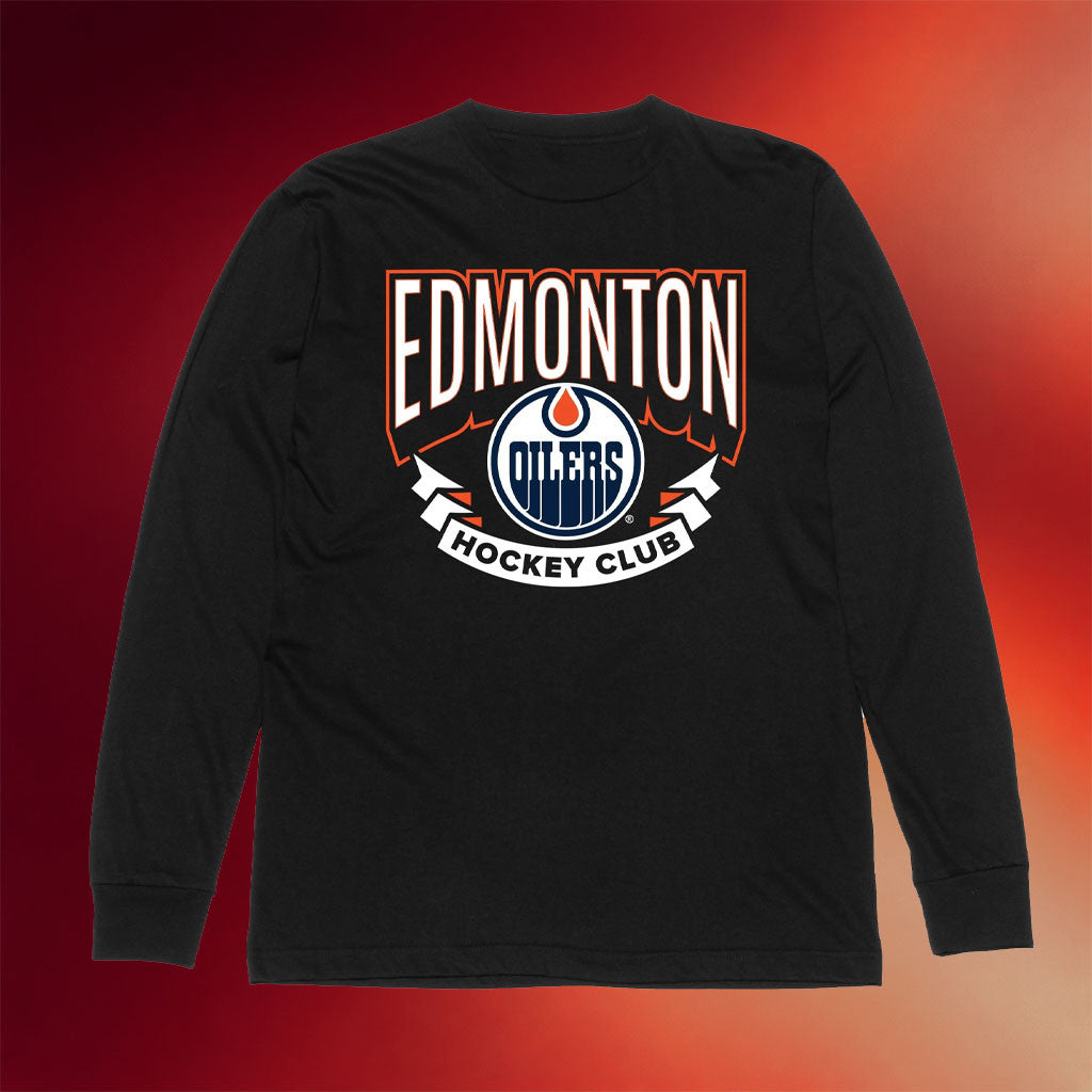 ICE District Authentics Merch Edmonton Oilers Violent Gentlemen Long Sleeve Shirt Friends Gifts - Merchluma