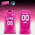 Custom Minnesota Lynx x Rock The Pink Night 2026 Basketball Jersey Minnesota Lynx Merch Women - Merchluma