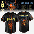 Trivium North America Tour Baseball Jersey Trivium Merch Heavy Metal Band Fan Gift - Merchluma