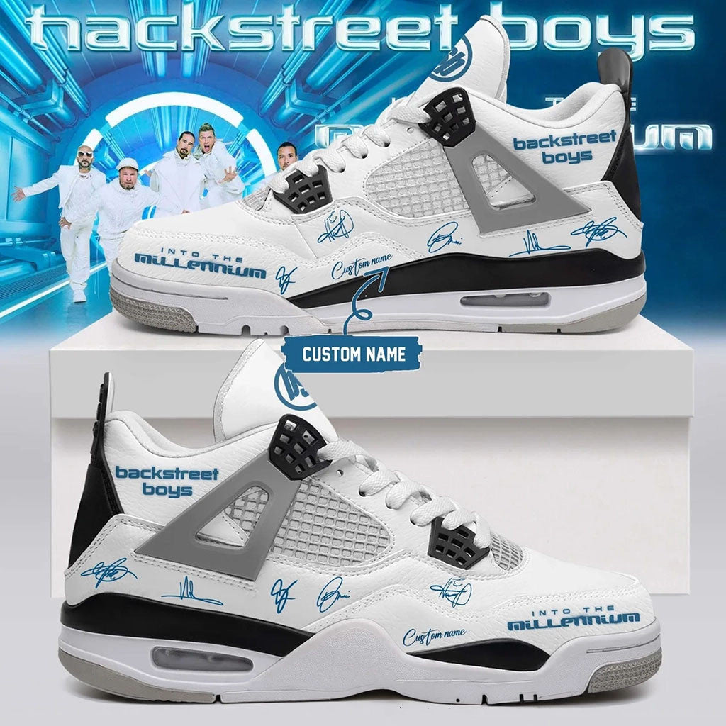 Custom Backstreet Boys Into The Millennium Signature Shoes Backstreet Boys Merch Pop Fan Gifts - Merchluma