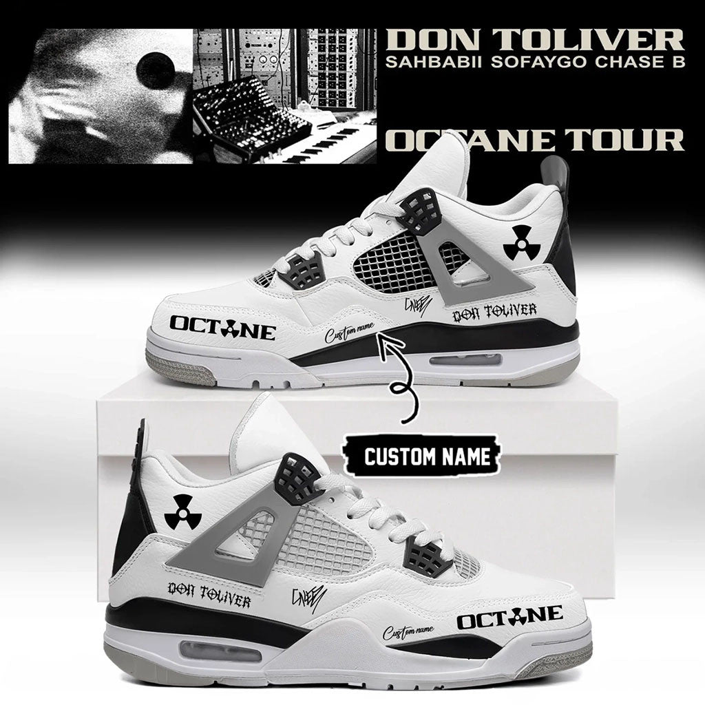 Custom Don Toliver Octane Tour Shoes Don Toliver Merchandise Best Gifts For Music Lovers - Merchluma