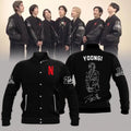 BTS Yoongi Suga 10th Anniversary Baseball Jacket Signature Kpop Idol Suga Merch BTS Fan Gifts - Merchluma