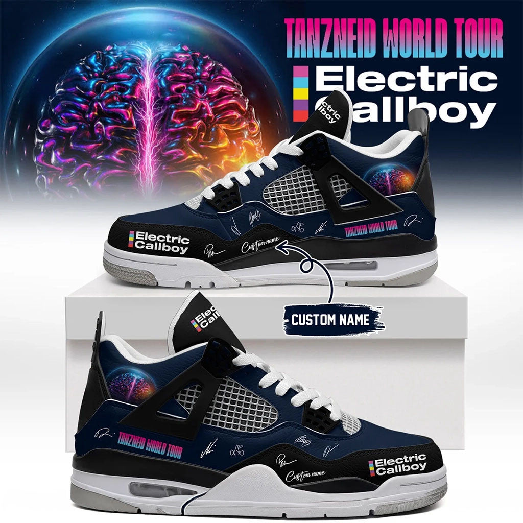 Custom Electric Callboy Merch Tanzneid World Tour Signature Shoes Birthday Gifts For Music Lovers - Merchluma