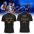 Weezer The Gathering World Tour Polo Shirt Black Weezer Merch Rock Music Fan Gift - Merchluma