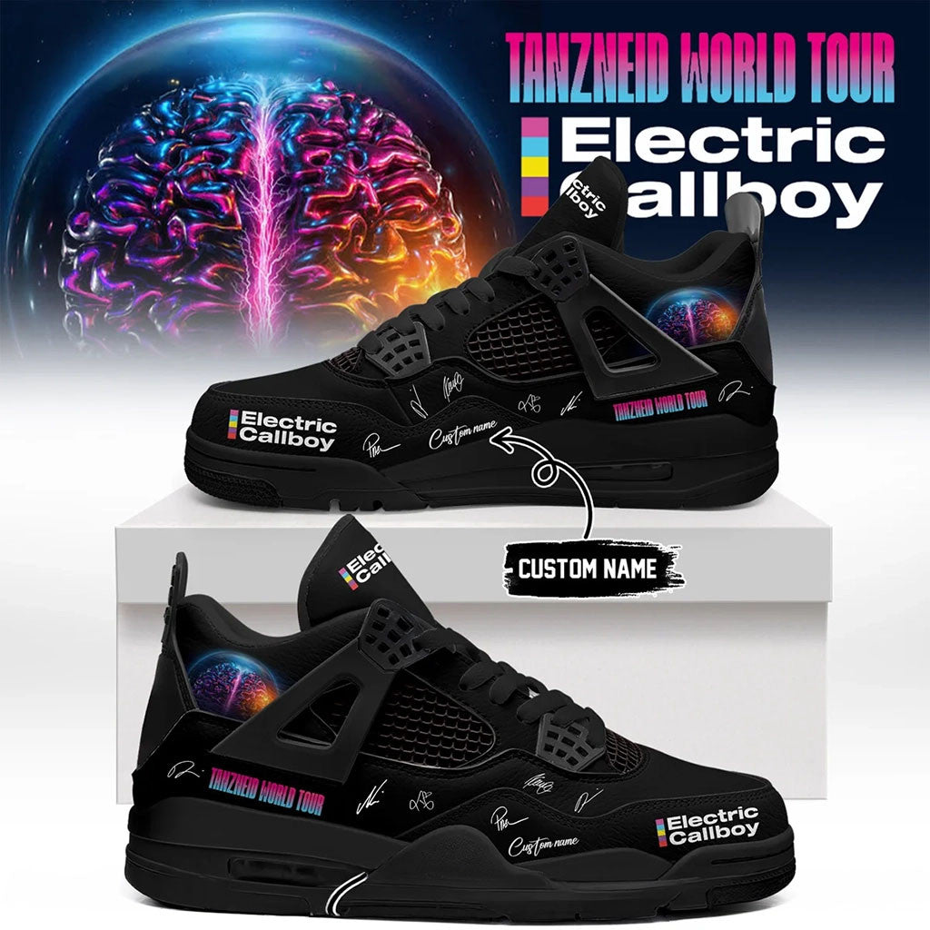 Custom Electric Callboy Merch Tanzneid World Tour Signature Shoes Music Gift Ideas For Guys - Merchluma