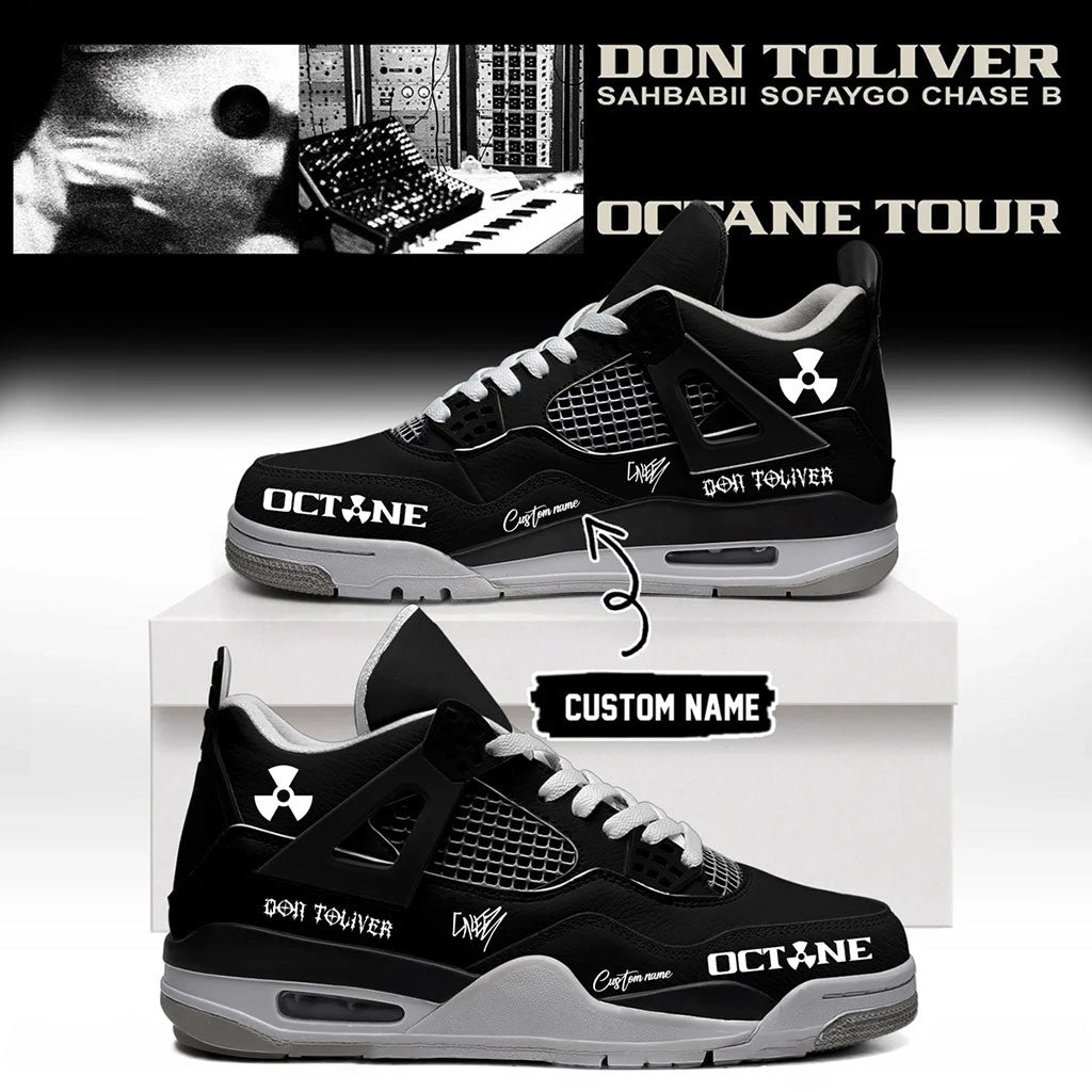 Customized Don Toliver Octane Tour Shoes Don Toliver Merchandise Rap Hip Hop Music Fan Gift - Merchluma
