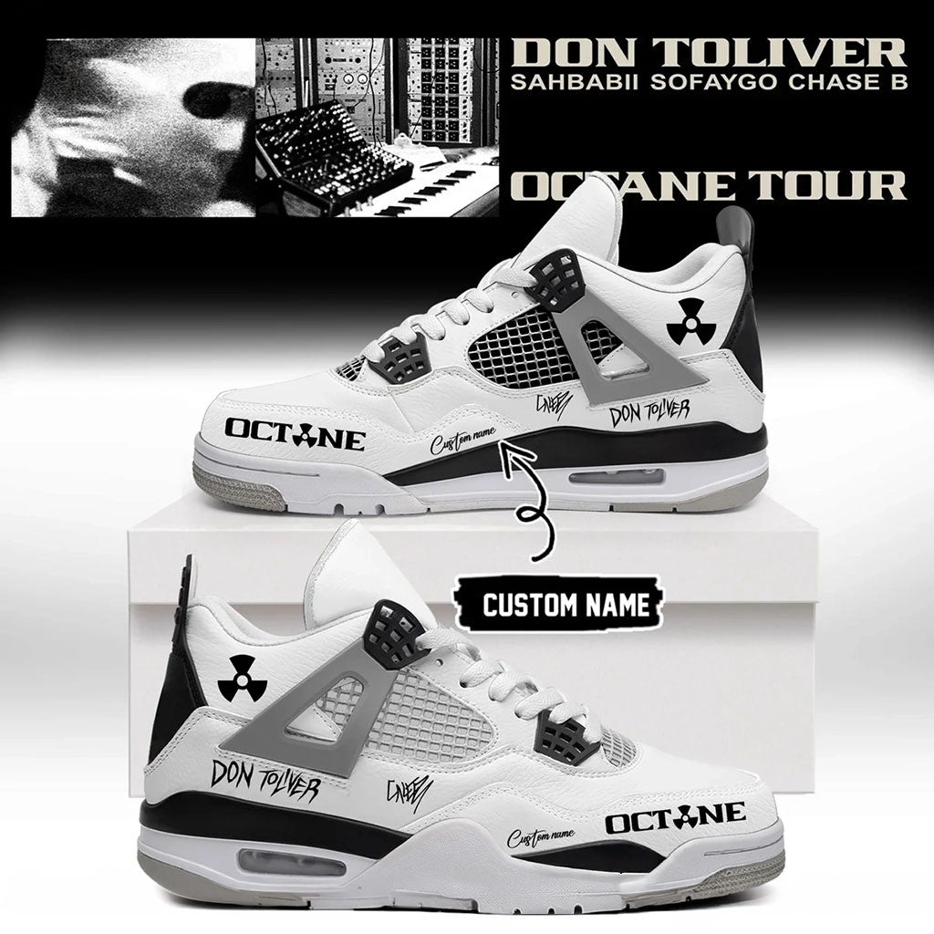 Personalized Don Toliver Octane Tour Sneakers Don Toliver Merch Rapper Concert Fan Gift - Merchluma
