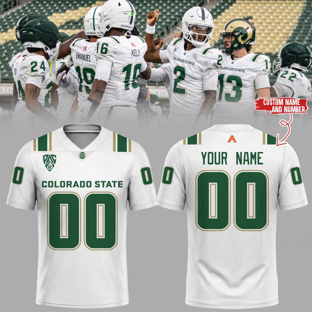 Custom Colorado State Rams New Threads Football Jersey Rams Merch Gifts For Football Fan - Merchluma