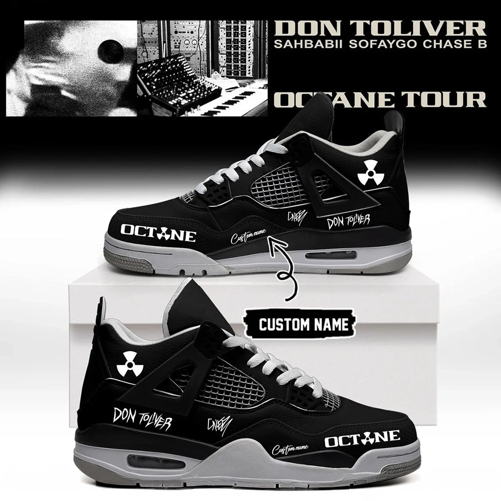 Personalized Don Toliver Merch Octane Tour Sneakers Presents For Music Lovers - Merchluma