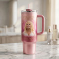 Dolly Parton Pink Lights In Loving Memory 1946-2026 Tumbler RIP Dolly Parton Merch Gifts - Merchluma