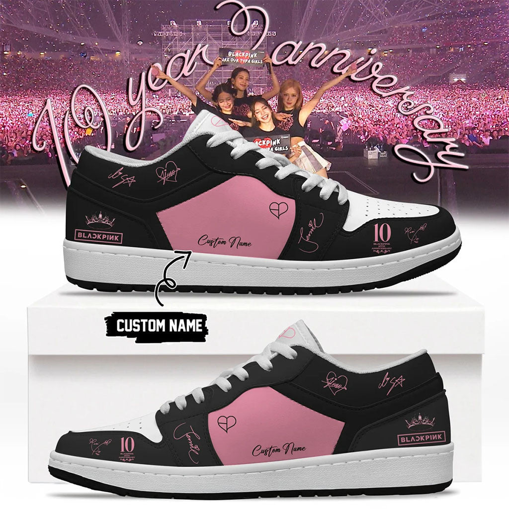 Customized BLACKPINK Merch 10th Anniversary BLACKPINK World Tour 2026 Shoes Fan Gifts - Merchluma
