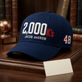 Jacob deGrom Texas Rangers 2000 Strikeouts Embroidered Hat Texas Rangers Merch Gift For Fan - Merchluma
