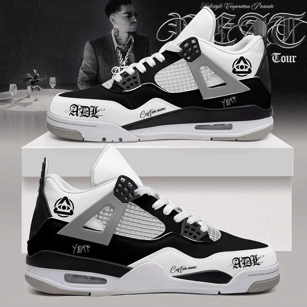 Custom Yeat LOVELYFE Tour 2026 Lifestyle Corporation Presents Sneakers Yeat Merch Rapper Gifts - Merchluma