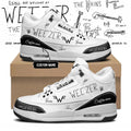 Personalized Weezer Merch The Gathering World Wide Signature Shoes Music Related Gifts For Guys - Merchluma