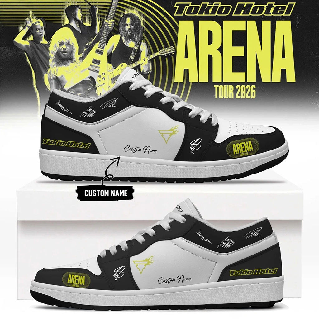 Custom Tokio Hotel ARENA TOUR Signature Shoes Tokio Hotel Merch Best Gifts For Music Lovers - Merchluma