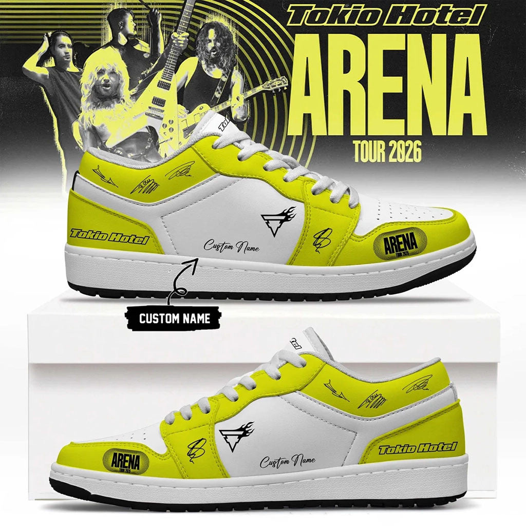 Custom Tokio Hotel ARENA TOUR Signature Shoes Tokio Hotel Merch Cool Gifts For Music Lovers - Merchluma
