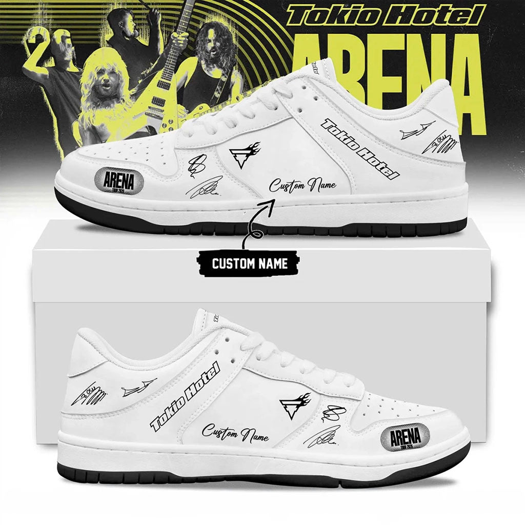 Custom Tokio Hotel ARENA TOUR Signature Shoes Tokio Hotel Merch Gifts For Music Fans - Merchluma