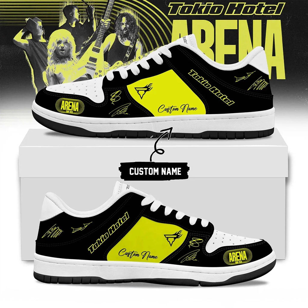 Custom Tokio Hotel ARENA TOUR Signature Shoes Tokio Hotel Merch Music Related Gifts For Guys - Merchluma