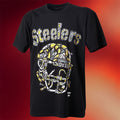Pittsburgh Steelers Merch 2026 Pittsburgh Steelers Distortedd Black Leaders T-Shirt Fan Gear