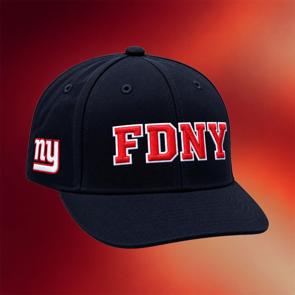 FDNY NY Giants Hat 9 11 Commemorative Hat Embroidered FDNY Merch Best Gift For Dad