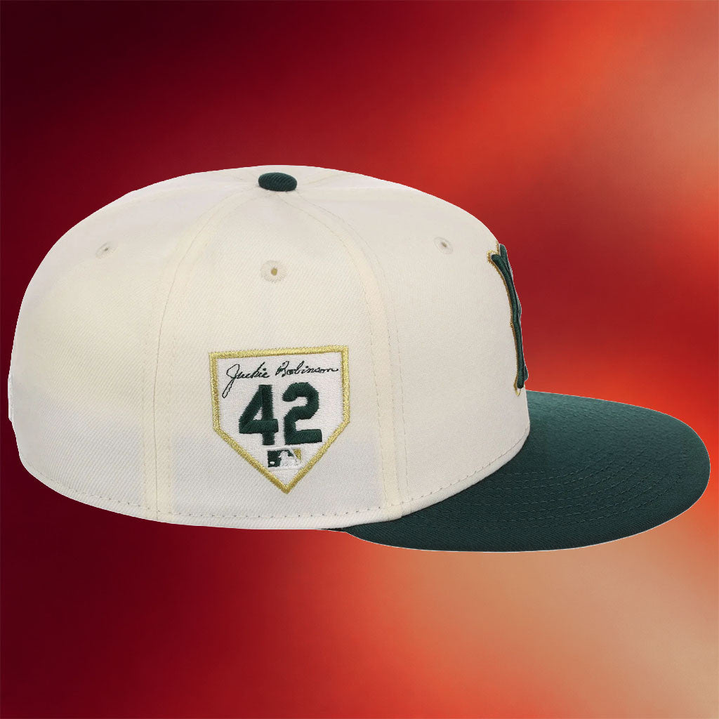 Lids Hat Drop Gilded Ivy Collection Merch Brooklyn Dodgers New Era Snapback Hat Embroidered