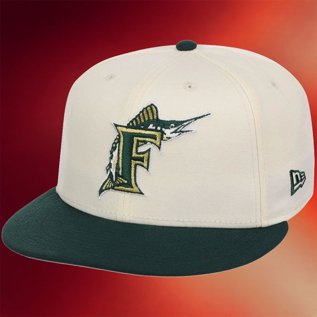 Lids Hat Drop Gilded Ivy Collection Merch Miami Marlins New Era Snapback Hat Embroidered