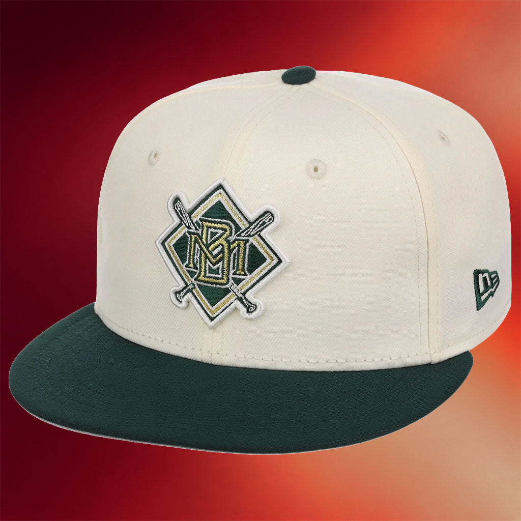 Lids Hat Drop Gilded Ivy Collection Merch Milwaukee Brewers New Era Snapback Hat Embroidered