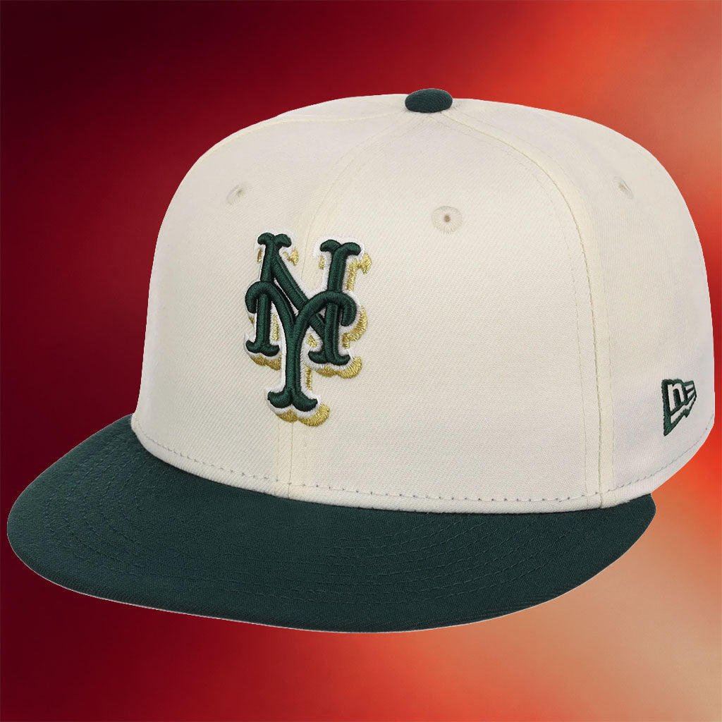 Lids Hat Drop Gilded Ivy Collection Merch New York Mets New Era Snapback Hat Embroidered