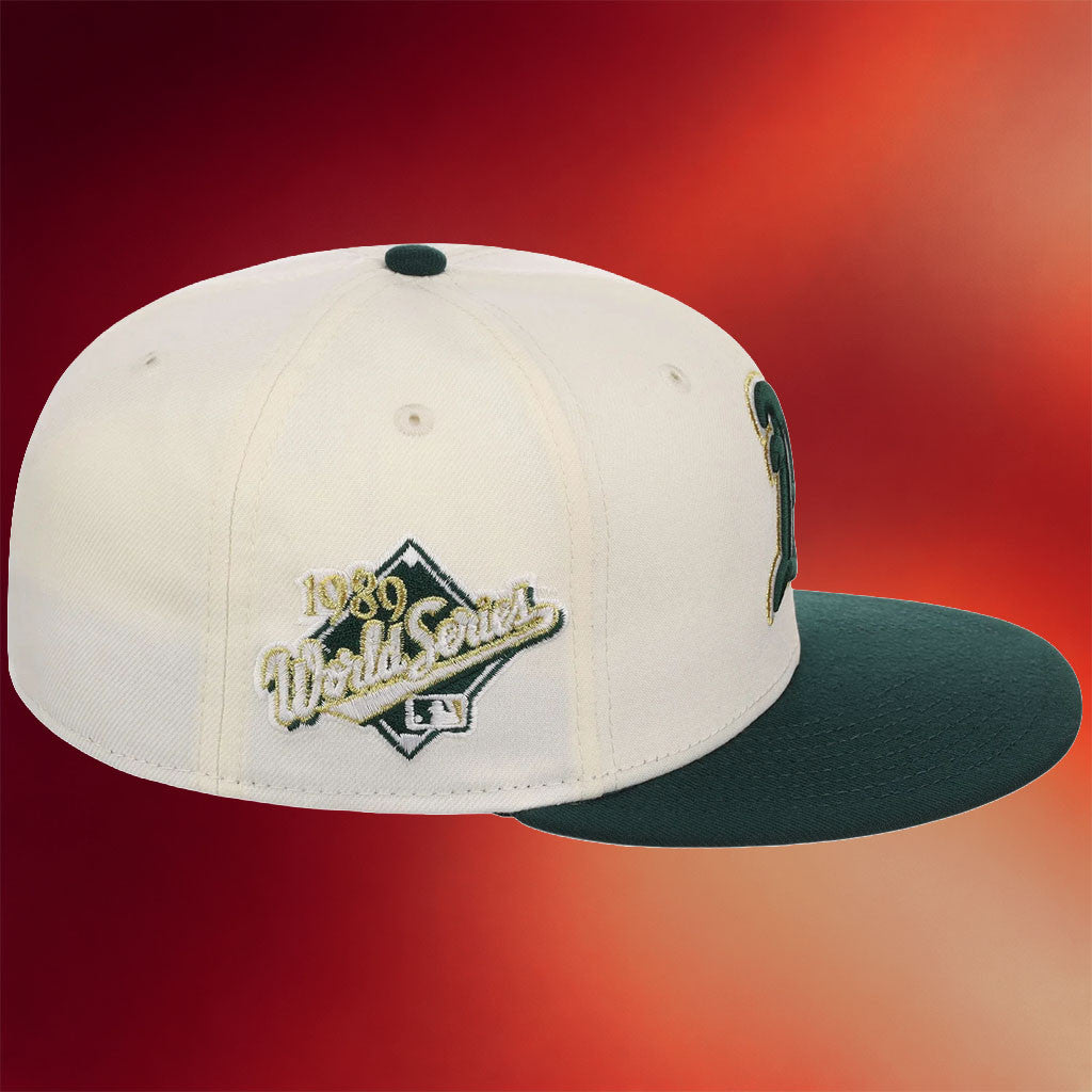 Lids Hat Drop Gilded Ivy Collection Merch Oakland Athletics New Era Snapback Hat Embroidered