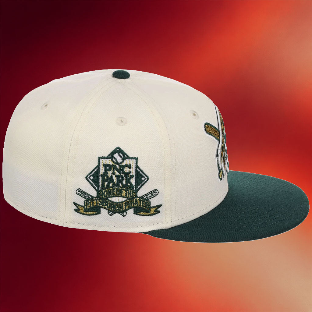Lids Hat Drop Gilded Ivy Collection Merch Pittsburgh Pirates New Era Snapback Hat Embroidered